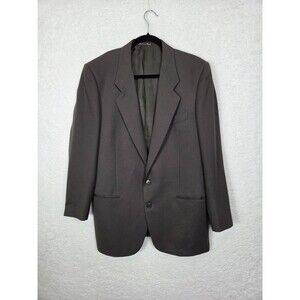 Mani By Giorgio Armani Wool Sport Coat Mens 40R Gray Made In Italy Blazer Jacket